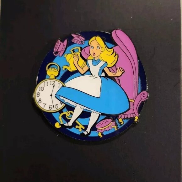 Loungefly Disney Alice in Wonderland Alice Falling Enamel Pin NEW - Picture 9 of 10